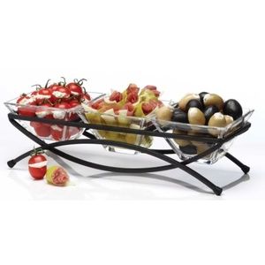 Luigi Bormioli Tuscan 4Pc Bowl Set with Carrier